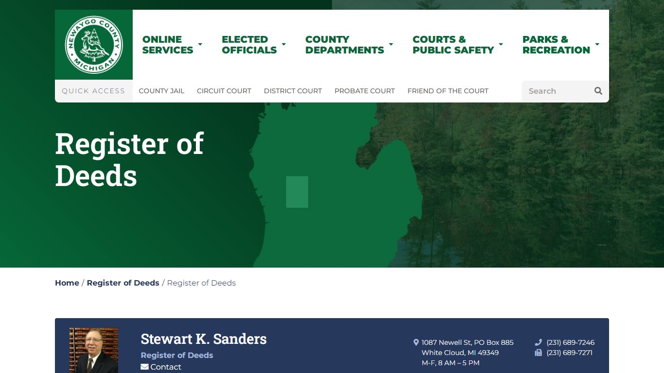 Register of Deeds - Newaygo County